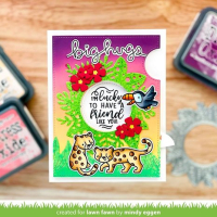 Lawn Fawn Magic Iris Tropical Leaves Add-On Dies (LF2614) ( LF2614)